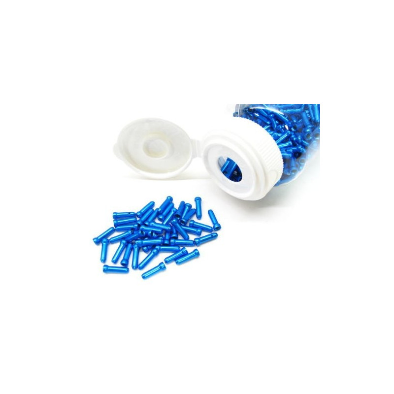 JAGWIRE Embout de Cable Freins Bleu
