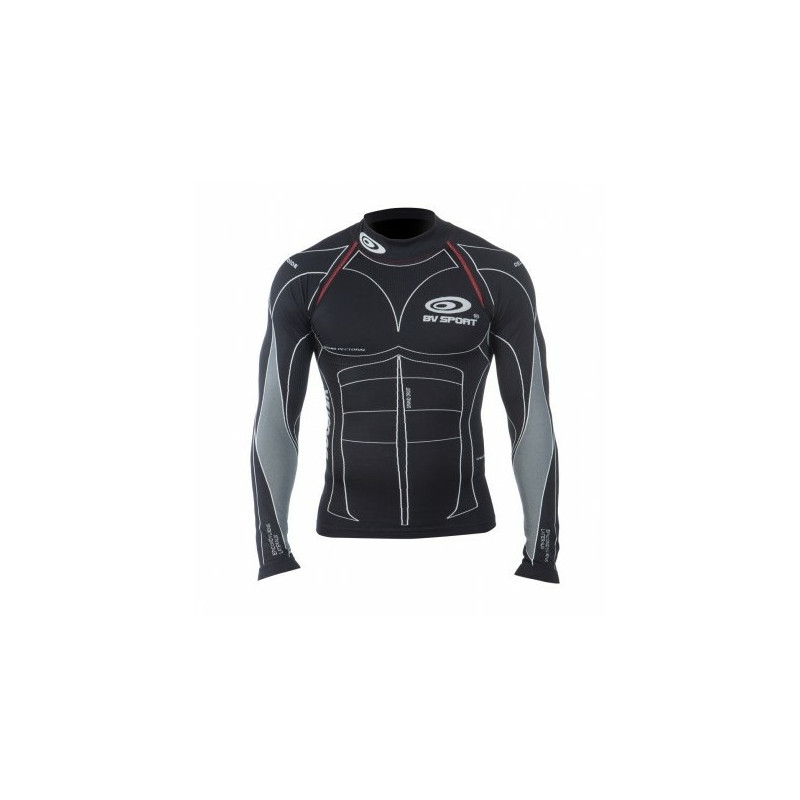BV SPORT T-shirt long anatomique Noir