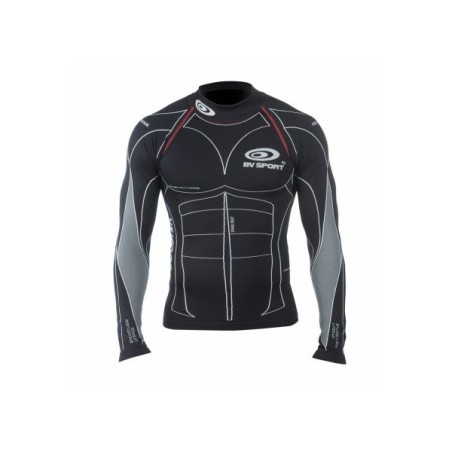 BV SPORT T-shirt long anatomique Noir
