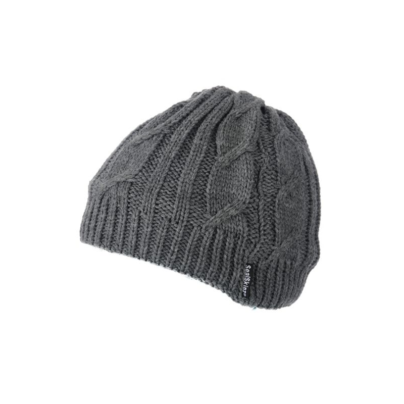 SEALSKINZ Bonnet Cable Knit Beanie