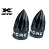 KCNC Bouchons de valve Shrader Noir