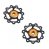 KCNC pair of derailleur pulleys color