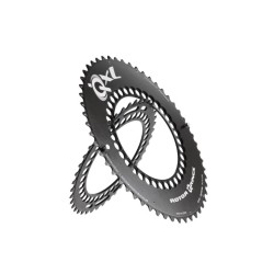 ROTOR Plateau QXL Aero Noir Exterieur 130mm 53 dents