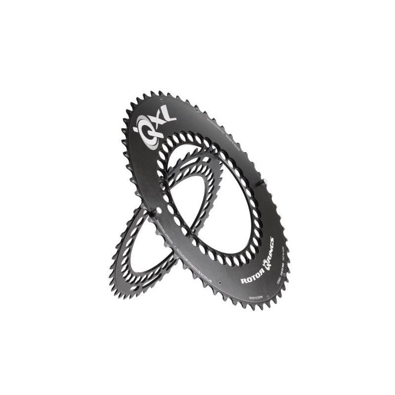 ROTOR Plateau QXL Aero Noir Exterieur 130mm 53 dents