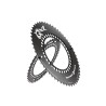 ROTOR Plateau QXL Aero black exterior 130mm 53 teeth